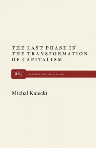 Carte Last Phase in the Transformation of Capitalism Michal Kalecki