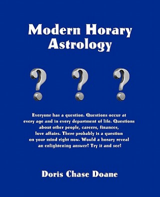 Kniha Modern Horary Astrology Doris Chase Doane