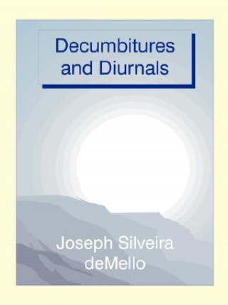 Книга Decumbitures and Diurnals Joseph Silveira deMello