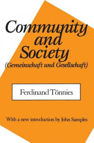 Книга Community and Society Ferdinand Tonnies
