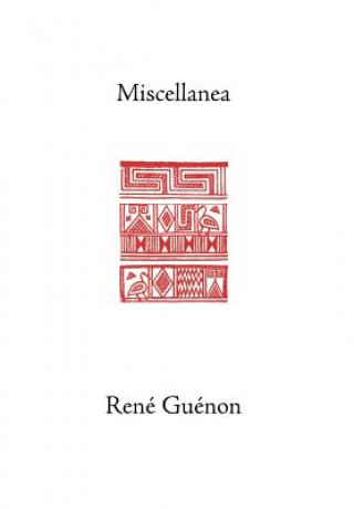 Könyv Miscellanea Rene Guenon