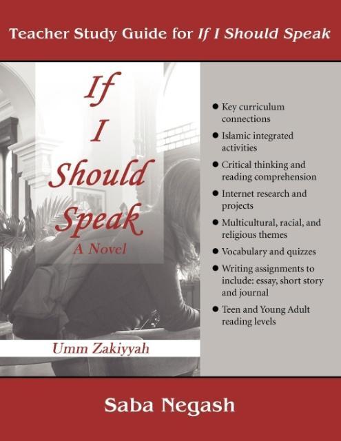 Knjiga Teacher Study Guide for If I Should Speak Saba Negash