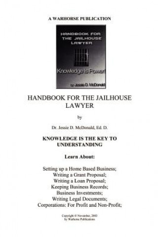 Carte Handbook for Jailhouse Lawyers Ed D Dr Jessie Daniel McDonald