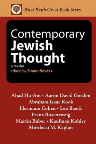 Buch Contemporary Jewish Thought Simon Noveck