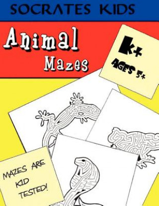 Книга Animal Mazes (Socrates Kids Workbook Series) Madness Books