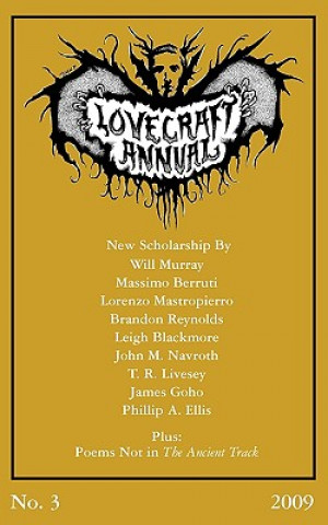 Carte Lovecraft Annual No. 3 (2009) S. T. Joshi