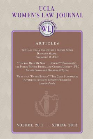 Libro UCLA Women's law Journal (Volume 20.1) Spring 2013 Ucla Women's Law Journal