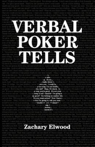 Книга Verbal Poker Tells Zachary Elwood