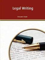 Carte Legal Writing Christopher Enright