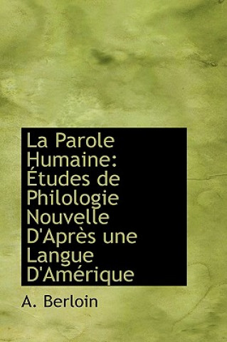 Libro La Parole Humaine A Berloin