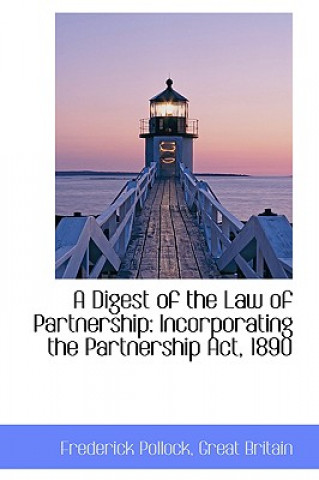 Könyv Digest of the Law of Partnership Pollock