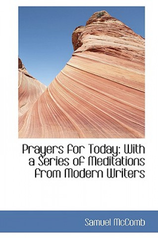 Könyv Prayers for Today Samuel McComb