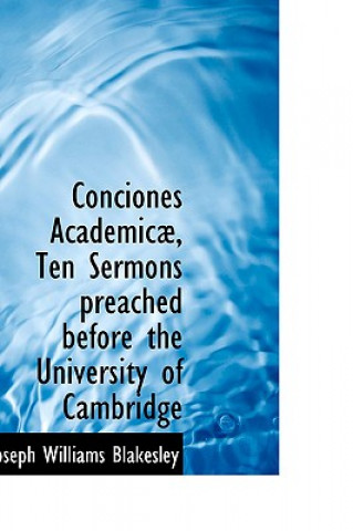 Libro Conciones Academic, Ten Sermons Preached Before the University of Cambridge Joseph Williams Blakesley