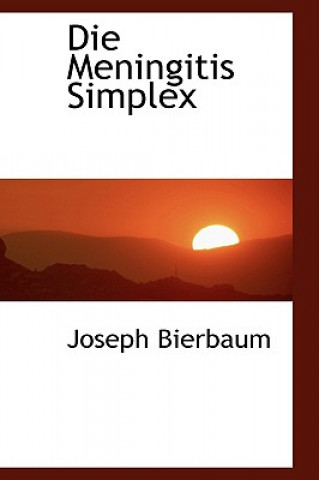 Boek Meningitis Simplex Joseph Bierbaum