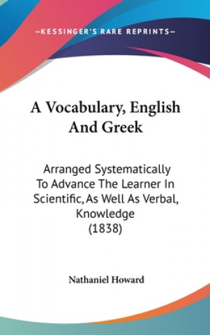 Carte Vocabulary, English And Greek Nathaniel Howard