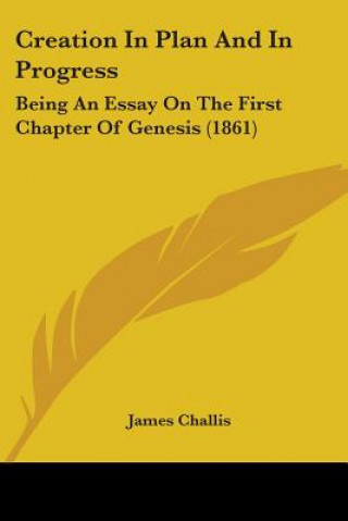 Buch Creation In Plan And In Progress James Challis