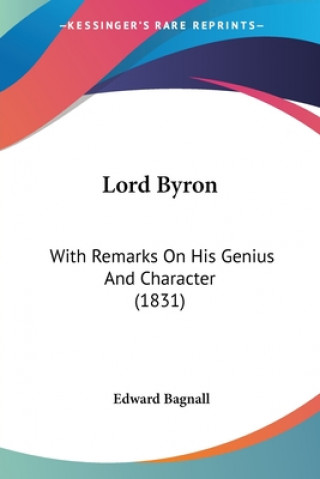 Boek Lord Byron Edward Bagnall