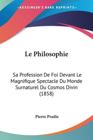 Book Philosophie Pierre Pradie