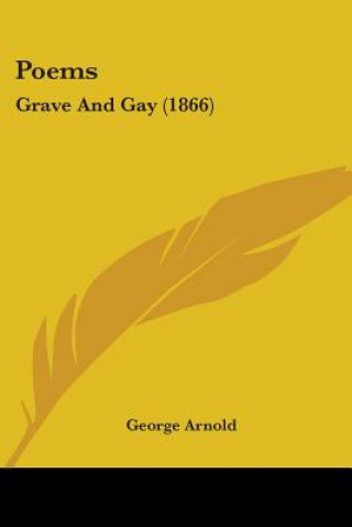 Buch Poems George Arnold