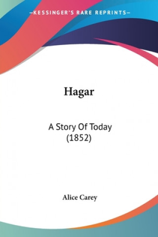 Book Hagar Alice Carey