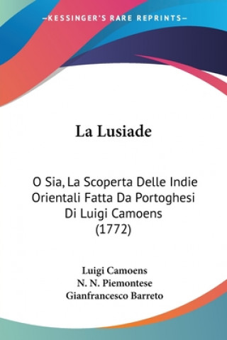 Knjiga Lusiade Luigi Camoens