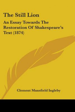 Libro Still Lion Clement Mansfield Ingleby