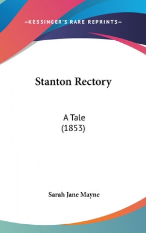 Kniha Stanton Rectory Sarah Jane Mayne