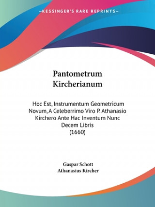 Carte Pantometrum Kircherianum Athanasius Kircher