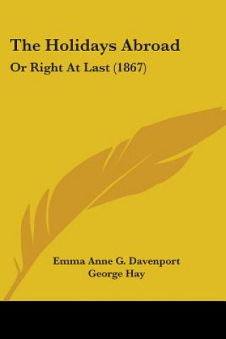 Boek Holidays Abroad Emma Anne G. Davenport