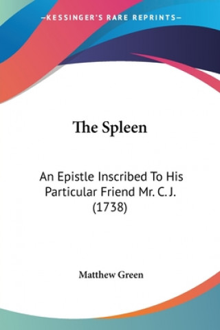Carte Spleen Matthew Green