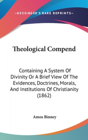 Książka Theological Compend Amos Binney