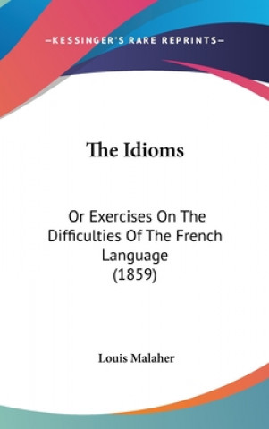 Book Idioms Louis Malaher