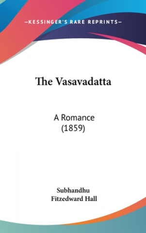 Libro Vasavadatta Subhandhu