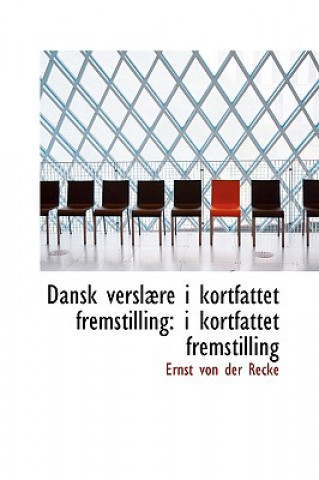 Könyv Dansk Versl Re I Kortfattet Fremstilling Ernst Frederik Vilhelm Von Der Recke