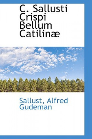 Könyv C. Sallusti Crispi Bellum Catilin Sallust Alfred Gudeman