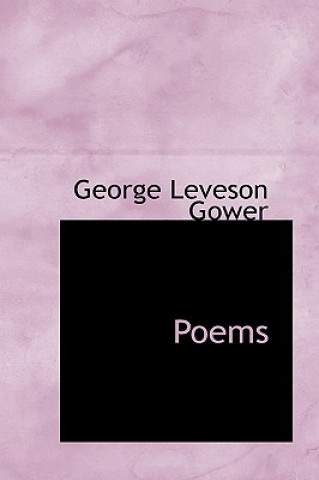 Książka Poems George Leveson Gower