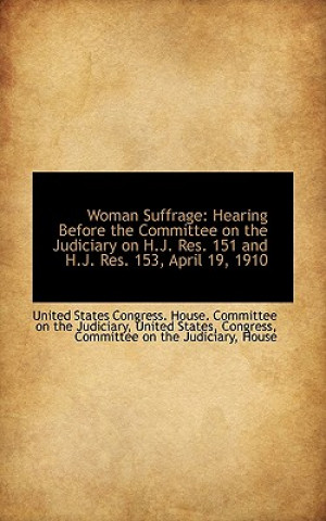 Carte Woman Suffrage States Congress House Committee on the
