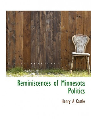Kniha Reminiscences of Minnesota Politics Henry A Castle
