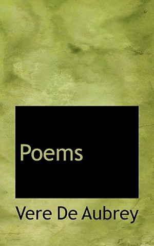 Kniha Poems Vere De Aubrey