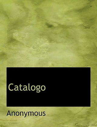 Kniha Catalogo Anonymous