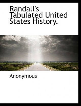 Carte Randall's Tabulated United States History. Anonymous