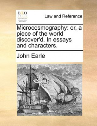 Libro Microcosmography John Earle