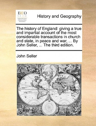 Könyv history of England John Seller