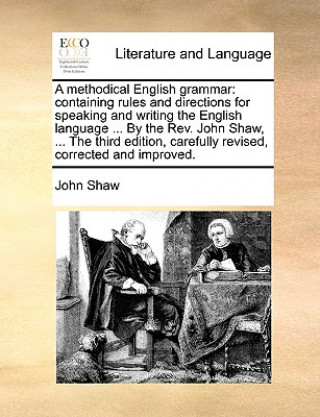 Livre Methodical English Grammar John Shaw