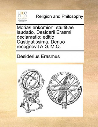 Knjiga Morias Enkomion Desiderius Erasmus