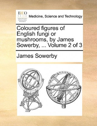 Livre Coloured Figures of English Fungi or Mushrooms, by James Sowerby, ... Volume 2 of 3 James Sowerby