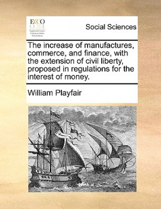 Kniha The increase of manufactures, commerce, and finance, with the extension of civil liberty, proposed in regulations for the interest of money. William Playfair