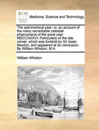 Książka Astronomical Year William Whiston