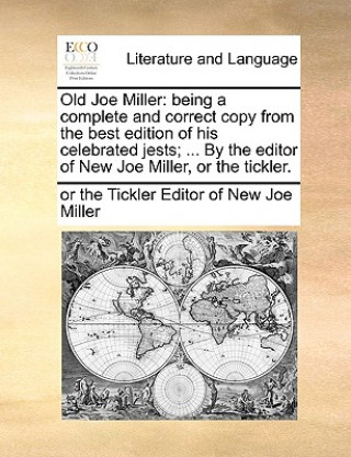 Book Old Joe Miller Editor of New Joe Miller