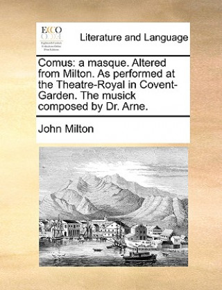 Carte Comus John Milton